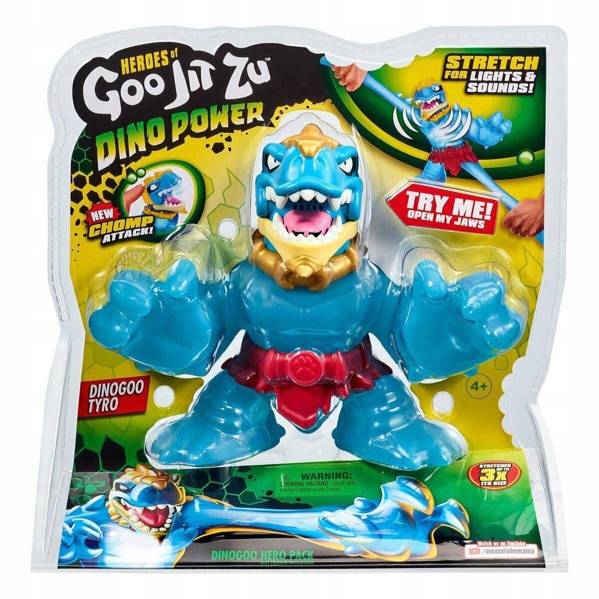 Фигурка Goo Jit Zu Dino Power Dinogoo Tyro - Растягивающаяся фигурка  Гуджитсу Тайро Дино Пауэр - 41115 купить в Москве | Доставка по России.