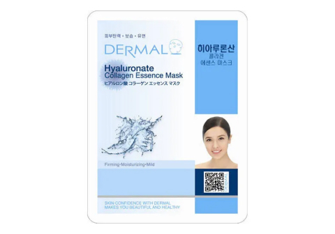 Маска для лица "Dermal" с гиалуроновой кислотой, 23г