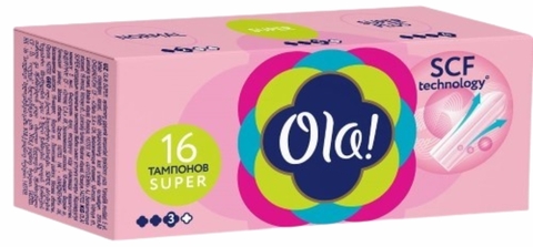 Тампоны OLA! SUPER 16 шт РОССИЯ