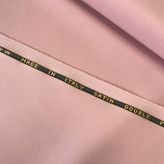 Ткань костюмно-плательная двустронняя нежно-розовый цвет 3215