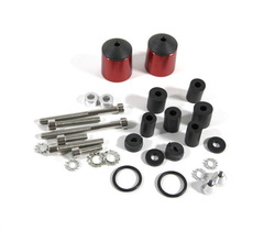 Грузики руля универсальные красные R-30