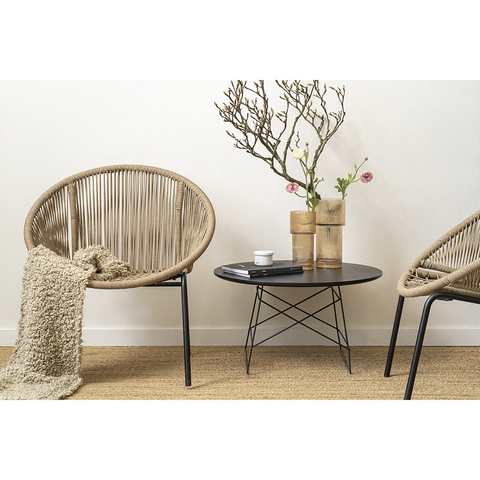 Ваза для цветов 30см Bergenson Bjorn Ivet бежевая