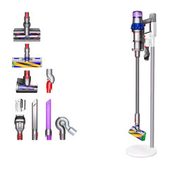 Беспроводной вертикальный пылесос Dyson V15 Detect+ (SV22), Blue / Nickel (Синий / Никель)