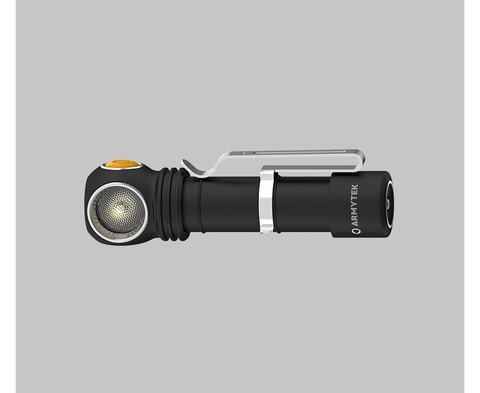 Фонарь универсальный Armytek Wizard C2 Pro Nichia Magnet USB черный/желтый лам.:светодиод.x1 (F06801