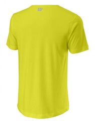 Футболка теннисная Wilson Stacked Tennis Tech Tee M - sulphur spring