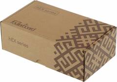 MikroTik hEX PoE lite with 650MHz CPU, 64MB RAM, 5xLAN (four with PoE out), USB, RouterOS L4, plastic case and PSU