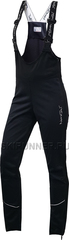 Женские лыжные брюки NordSki Active Black с высокой спинкой