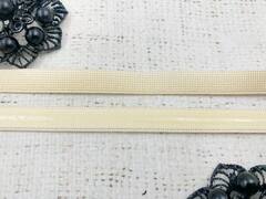 Резинка бельевая с силиконом, ш. 1 см, бежево-песочный