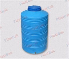 Емкость пищевая вертикальная Пластбак 500 л. Вертикальная (74x74x130см;синий) - арт.556287