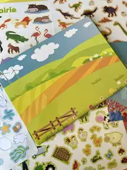 Многоразовые наклейки 