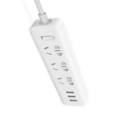 Удлинитель Xiaomi Mi Power Strip 3 (XMCXB01QM), белый, 1.8 м