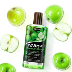 Массажное масло WARMup Green Apple с ароматом яблока - 150 мл. - 