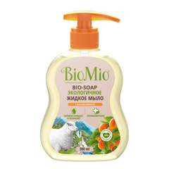 Мыло жидкое BioMio BIO-SOAP с маслом абрикоса 300мл дозатор