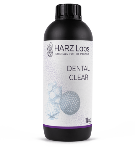Фотополимер HARZ Labs Dental Clear, прозрачный (1 кг)