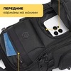 Картинка рюкзак однолямочный Ozuko 9808 Black - 3