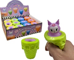 Антистресс Давилка Мороженное с Китти, в уп 12шт. цена шт.