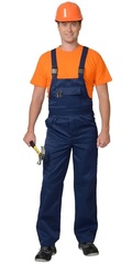 Полукомбинезон  рабочий Темно-синий