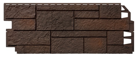 Фасадные панели Vox Solid Sand Stone Dark Brown 1000х420 мм