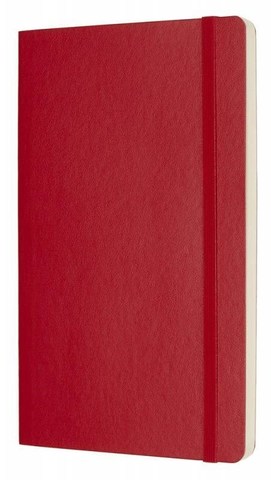 Блокнот Moleskine Classic Soft, цвет красный, пунктир