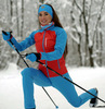 Утеплённый лыжный костюм Nordski Premium Red/Blue женский