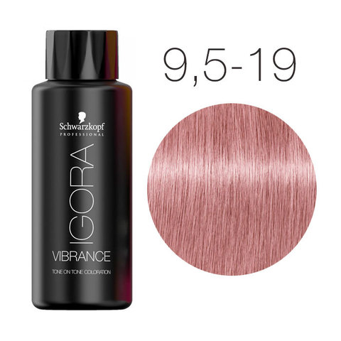 Schwarzkopf Igora Vibrance 9,5-19 (Светлый блондин пастельный сандрэ фиолетовый) - Безаммиачный краситель для окрашивания тон-в-тон