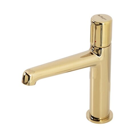 BelBagno UNO-LVM-ORO Смеситель для раковины с донным клапаном, золото