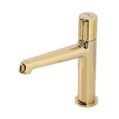 BelBagno UNO-LVM-ORO Смеситель для раковины с донным клапаном, золото фото