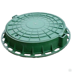 Люк полимерный легкий тип Л зеленый 3 т