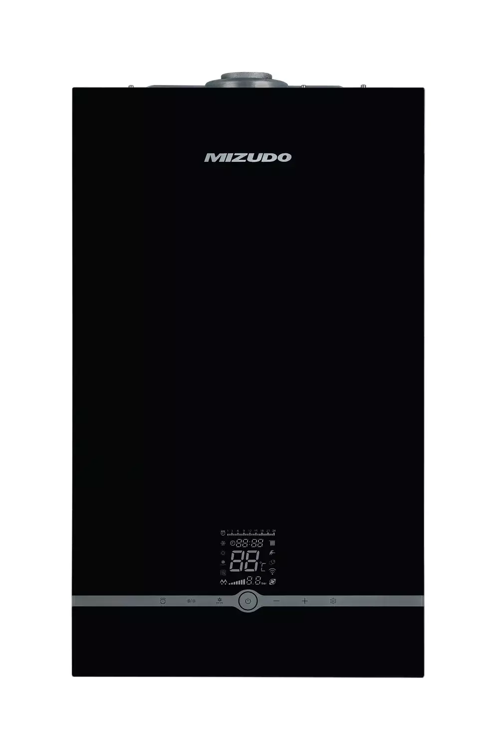 Настенный котел MIZUDO M24Т PRO Black Glass (24 кВт, 2х контурный с ...