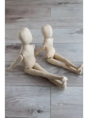 Комплект бумажных выкроек тел интерьерных кукол Пара