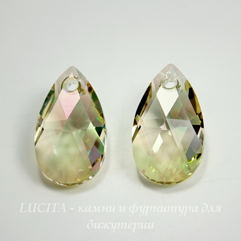 6106 Подвеска Сваровски Капля Crystal Luminous Green (28 мм)
