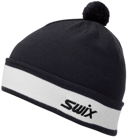 Картинка шапка Swix Tradition fold up 75100 темно-синий - 1
