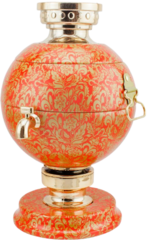 Чай подарочный «САМОВАР» Крупнолистовой чай с добавлением листа грецкого ореха и вишни 50 г.