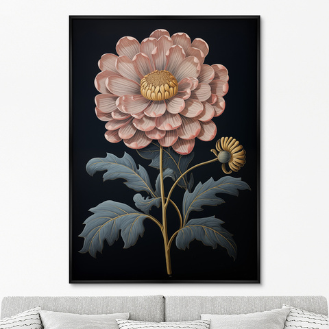 ArtNoMore - Репродукция картины на холсте Lonely flower, No 2, 2024г.
