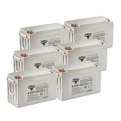 Комплект аккумуляторов RuTrike 6-EVF-120 72V126AH (AGM)