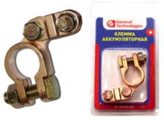 Клемма General Technologies для аккумулятора "+" GT-M060012P (цинк) 12 / 144