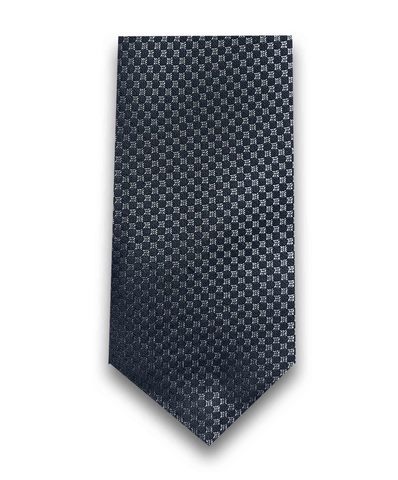 Черно-серебристый галстук на кулиске TSAREVICH