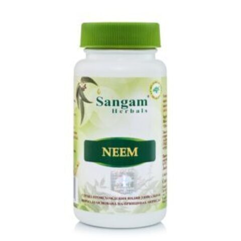 Ниим Патра Neem, 750 мг, 60 табл Sangam Herbals