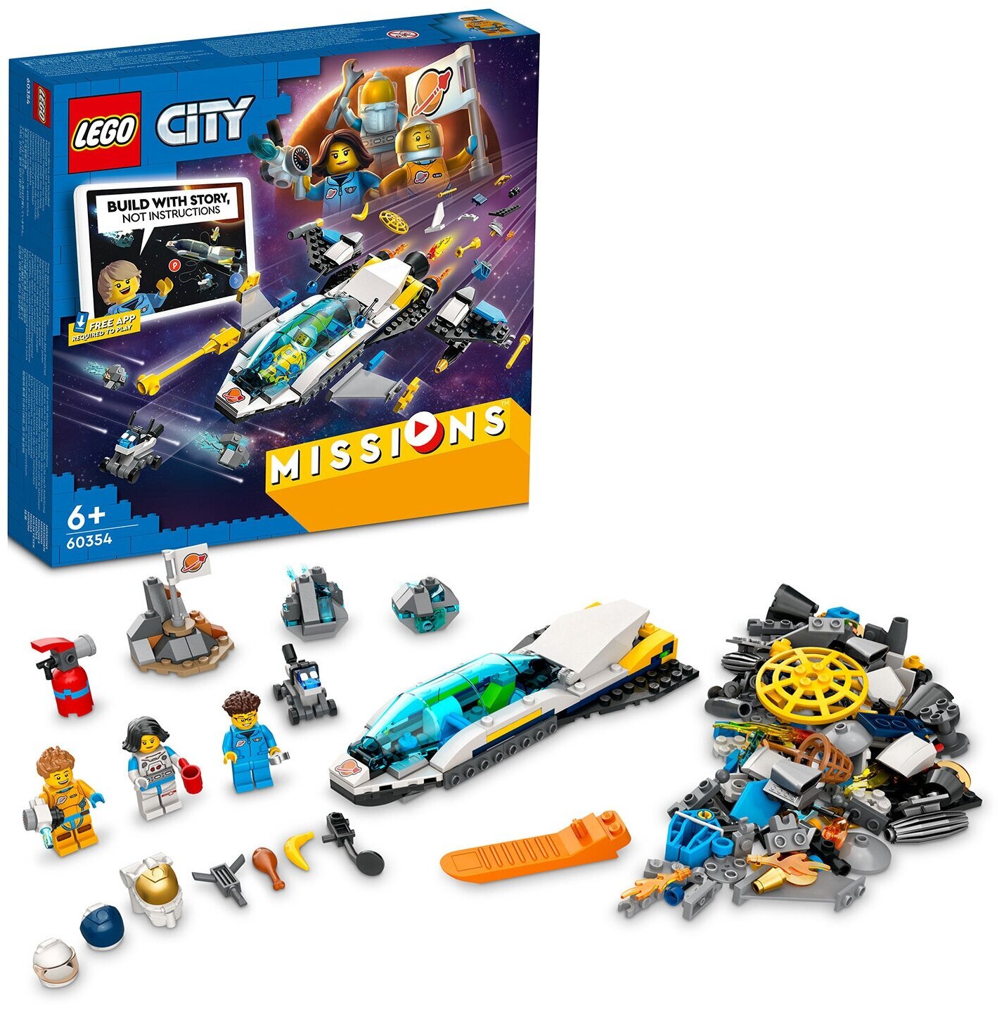 Конструктор LEGO City 60354 Космическая экспедиция для исследования Марса  60354 купить в интернет-магазине Layon.ru