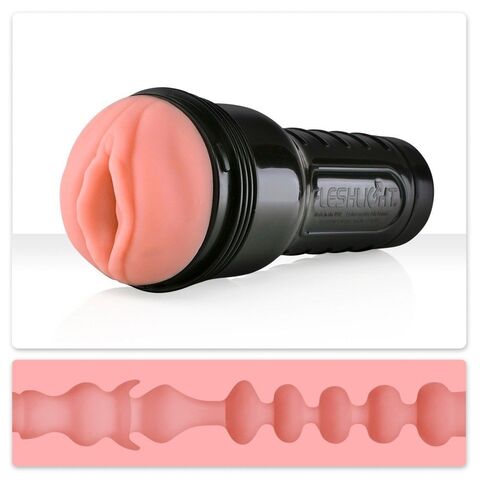 Мастурбатор-вагина Fleshlight - Pink Lady Mini-Lotus - Fleshlight FL698