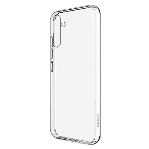 Силиконовый чехол TPU Clear case (толщина 1,2 мм) для Samsung Galaxy S23 Plus (Прозрачный)