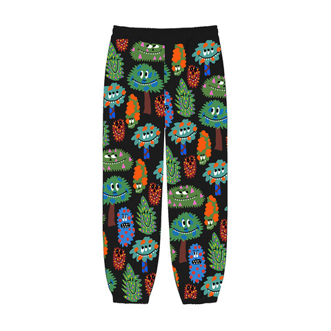 Брюки Stella McCartney Kids Monsters Black