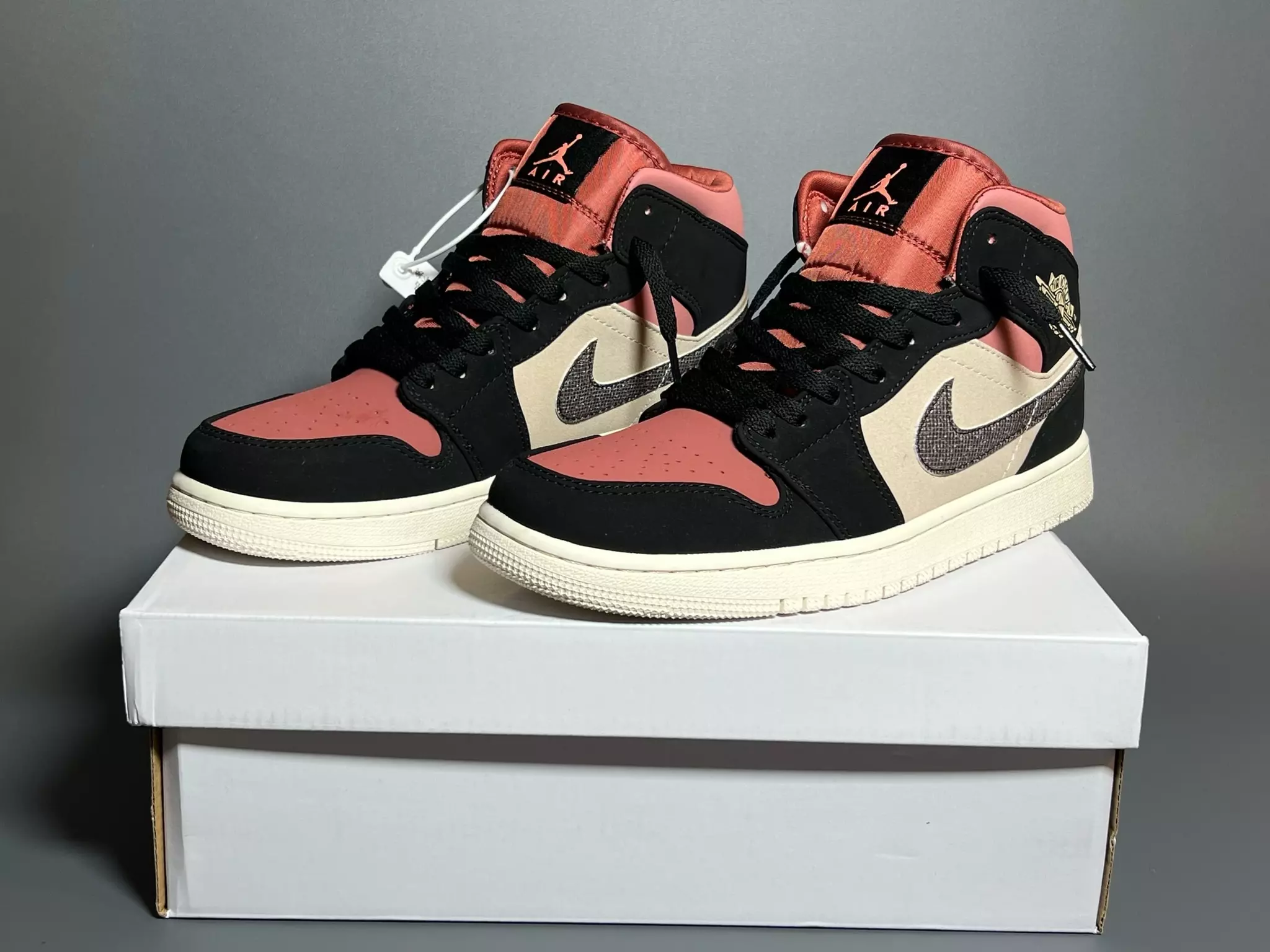 Nike jordan 1 mid canyon rust фото 17