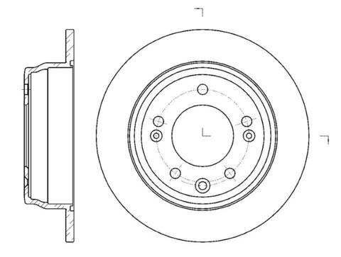 Диск тормозной G-brake  GR-01747