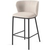 Полубарный стул Ciselia 65 см, бежевый шенилл