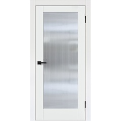Купить Межкомнатная дверь эмаль L-23 белая остеклённая