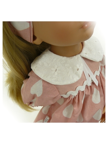 Платье с воротничком - Детали. Одежда для кукол, пупсов и мягких игрушек.