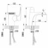 Lemark Shift LM4346C Смеситель для раковины Хром