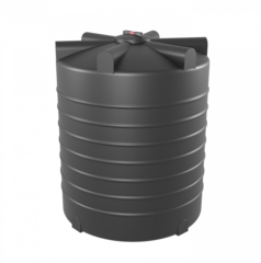 Емкость для технической воды Мультпласт KР-3000 3000 л. вертикальная (1560x1560x1920см;75кг;черный) - арт.552059
