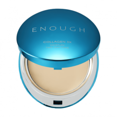 Enough Collagen 3X Moisture Two Way Cake SPF28 PA++ 21N увлажняющая пудра с коллагеном тон 21N + запасной блок